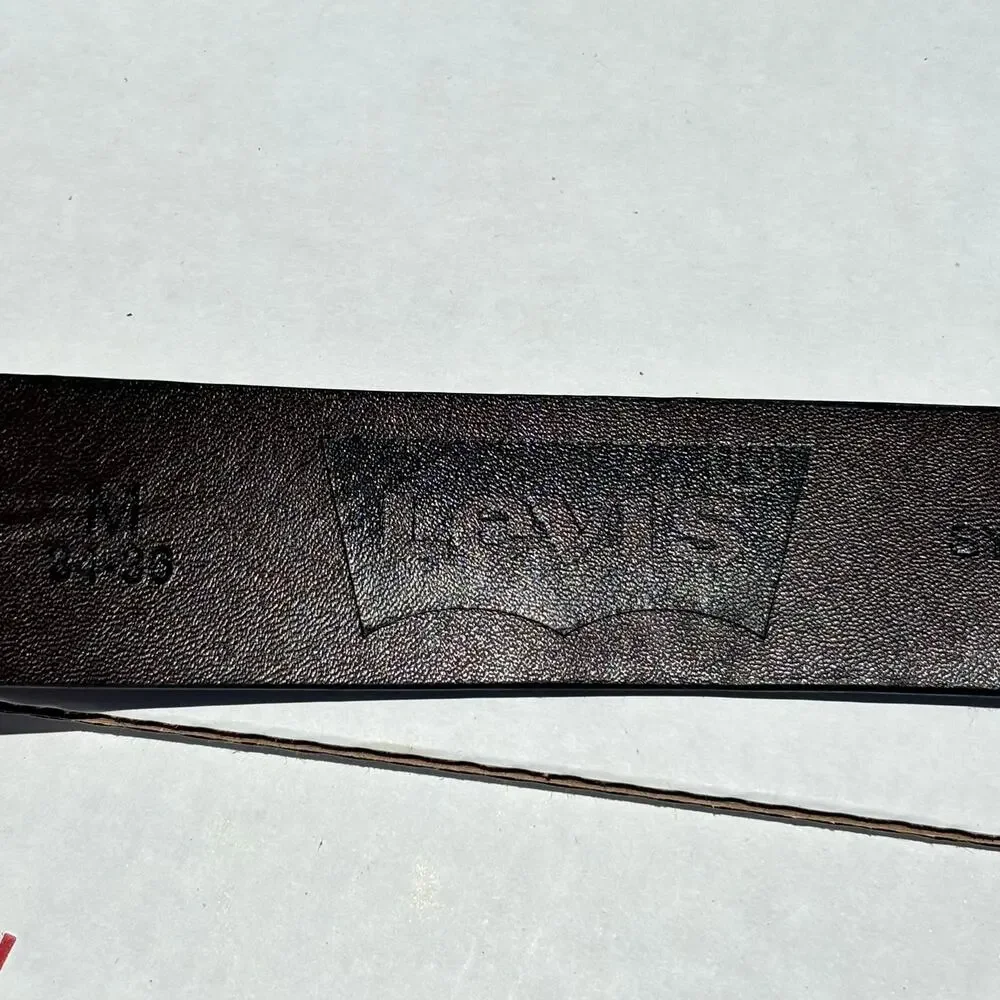 Silver & Brown Levi's Men's Belt